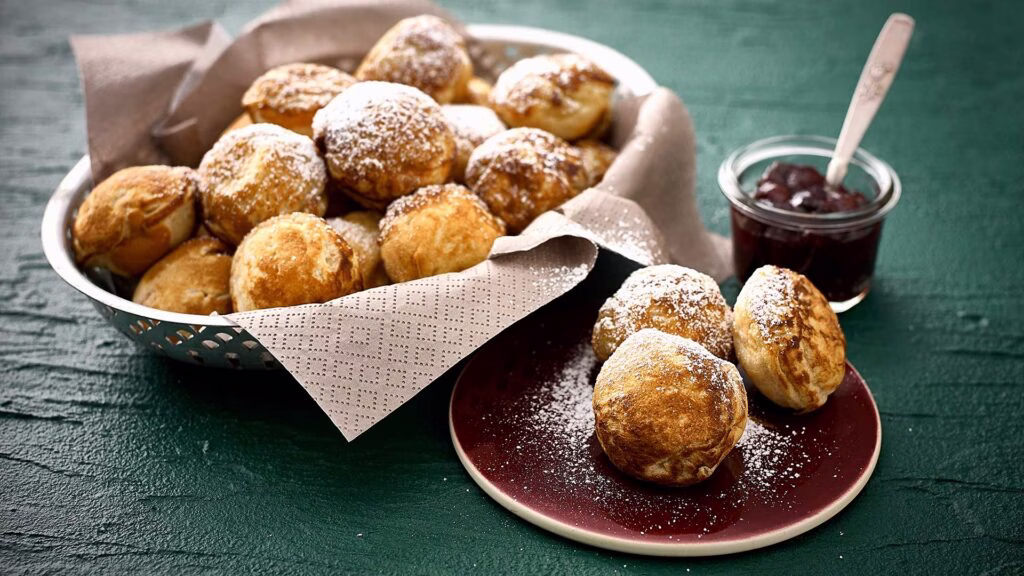 Fyldte æbleskiver