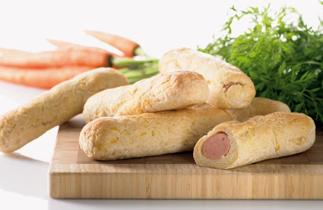 Glutenfri pølsebrød