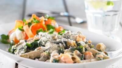 Pastafad, gratineret