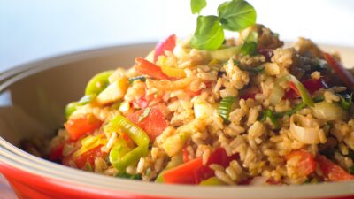 Pilafris med chili