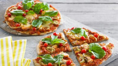 Pizza med laks