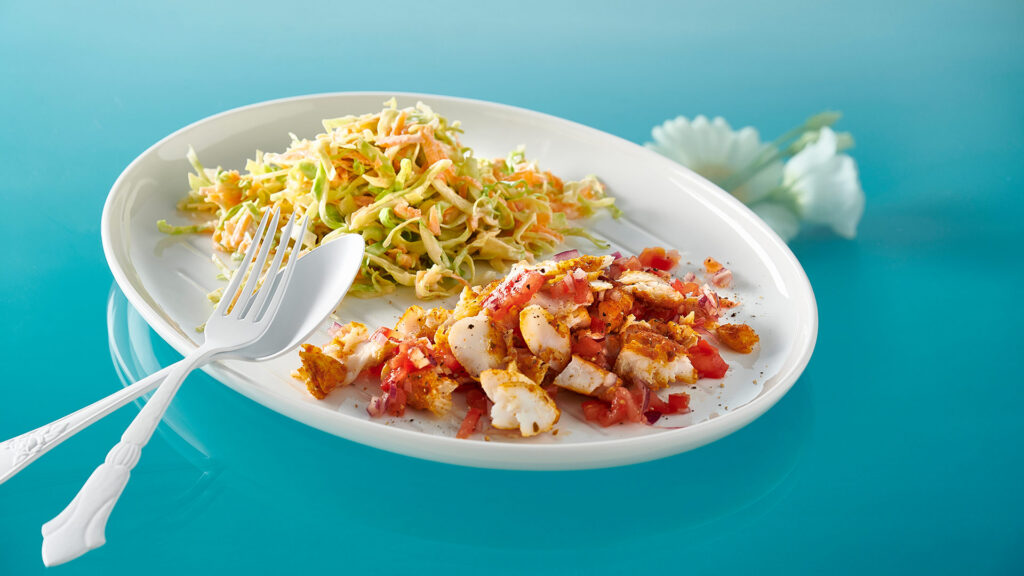 Pulled Fish Med Coleslaw Web